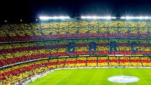 Barcelona, război deschis cu UEFA! Clubul și-a dat acordul pentru un protest fără precedent al fanilor, într-un meci de Champions League! Stadionul poate fi suspendat