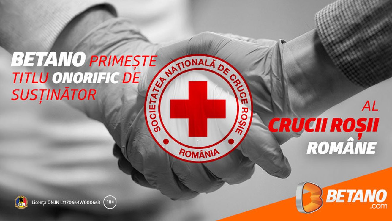 BETANO a primit titlul onorific de susținător al Crucii Roșii Române