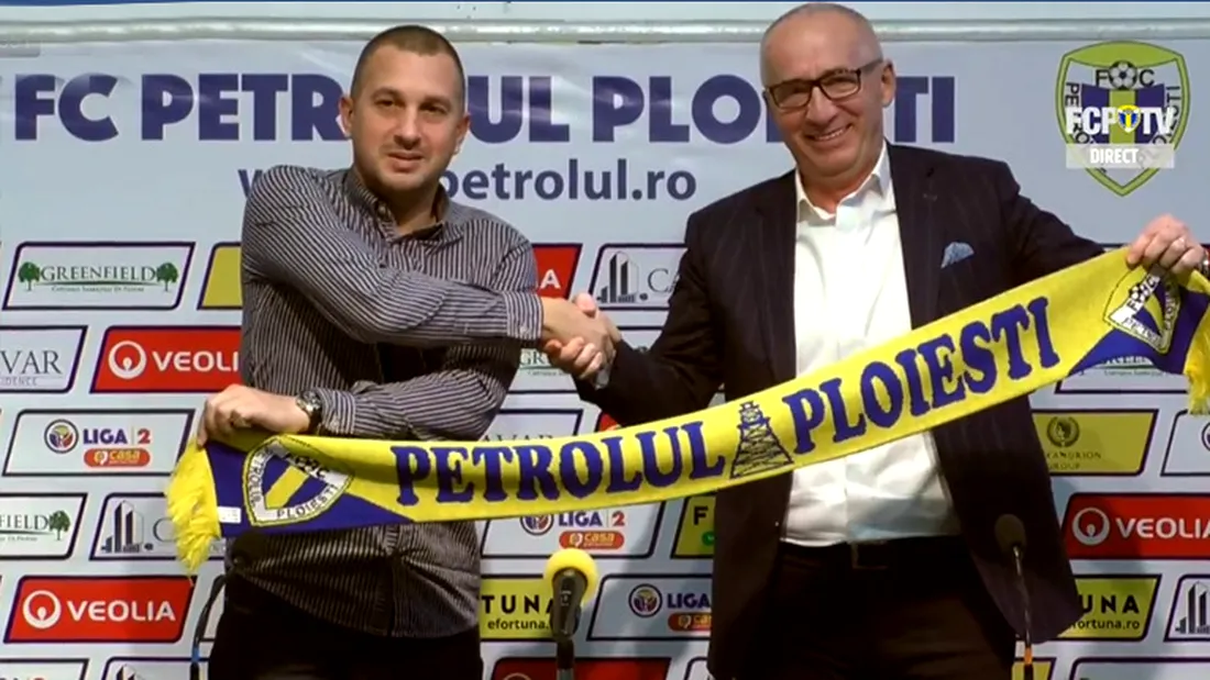 OFICIAL |** Costel Enache a fost prezentat oficial ca antrenor principal la Petrolul. 