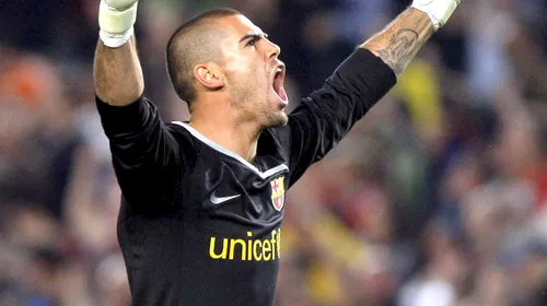 Victor Valdes, tot mai aproape de Chelsea. Mourinho are în acest moment un singur portar profesionist valid în lot