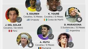 Mutu a prins primul "11" al celor mai buni fotbaliști prinși dopați. Vedetele cu care "Briliantul" face echipă