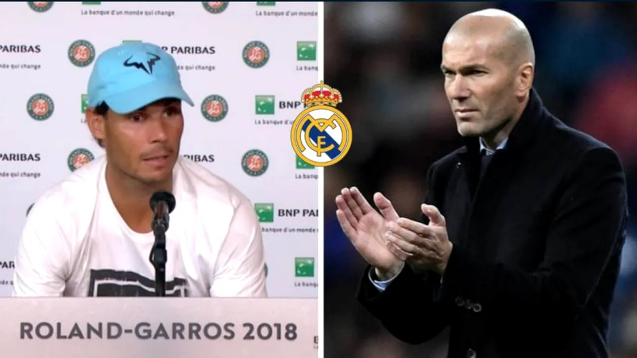 Nadal, șocat de aflarea veștii că Zidane s-a despărțit de Real Madrid. Ce speră Rafa că va face Zizou | Corespondență de la Paris
