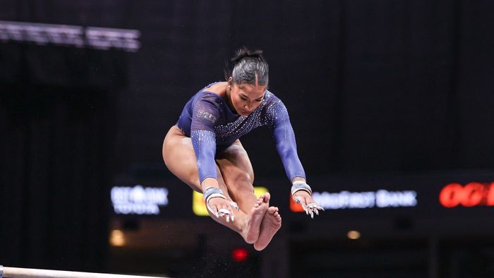 Jordan Chiles a luat nota 10 cu un exercițiu la paralele. Gimnasta din SUA a făcut senzație după ce a aflat că Ana Bărbosu va concura pentru Stanford