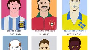 Experiment inedit. Cum ar fi arătat Messi, Ronaldo și Rooney dacă ar fi jucat în anii '70