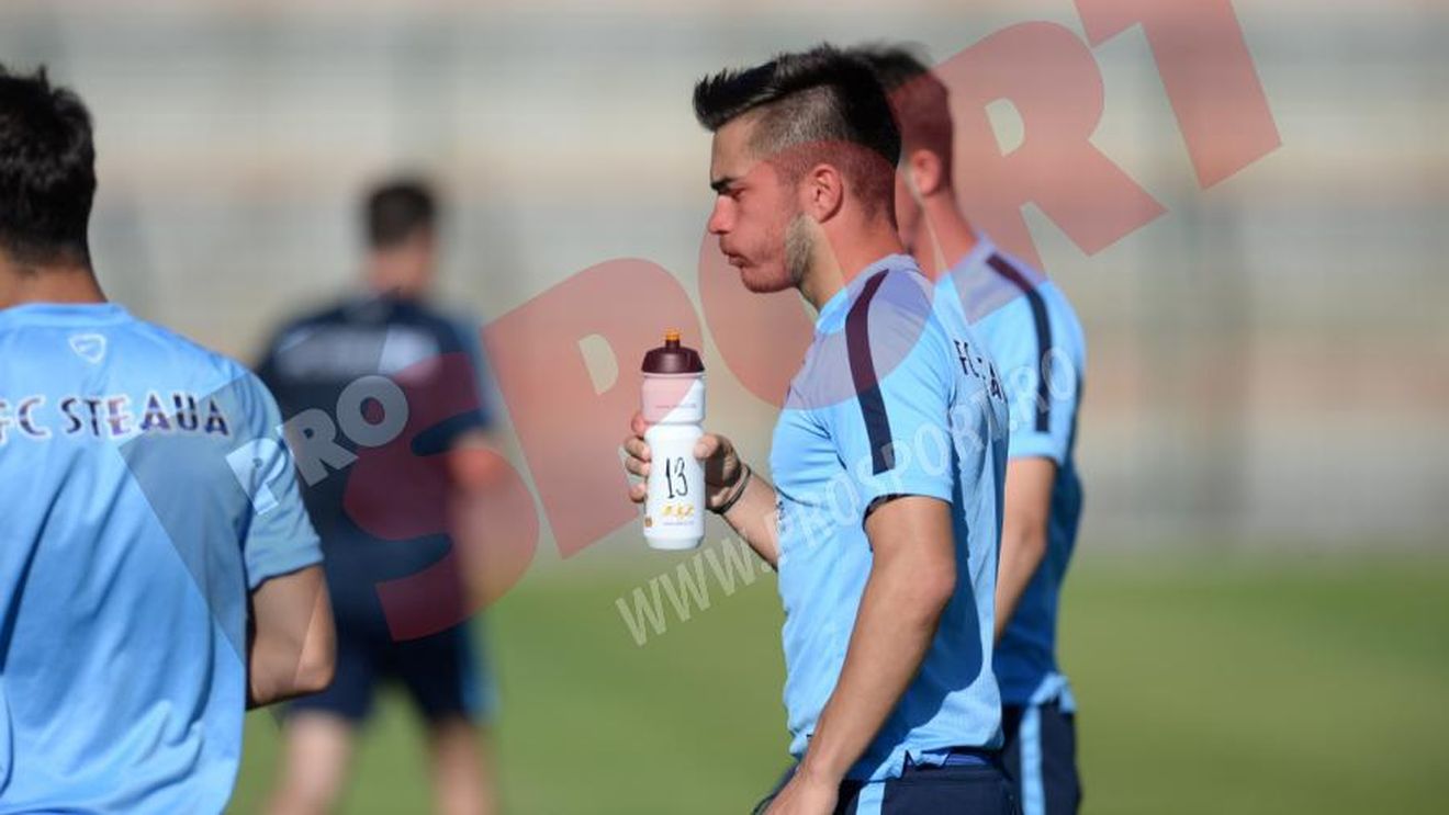 FOTO | Steaua, antrenament la + 32 de grade Celsius