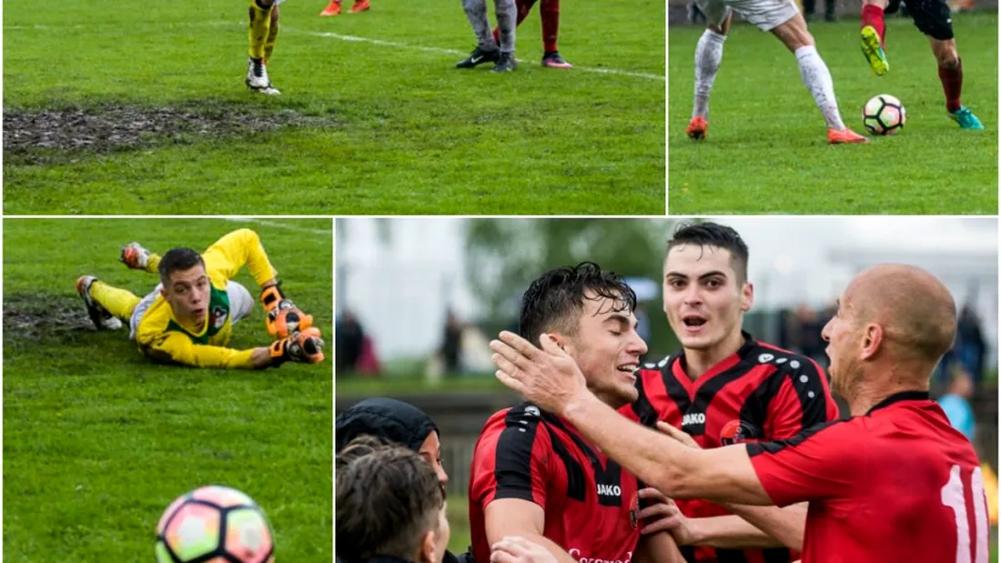 Potcoava norocoasă a Hărmanului.** VIDEO | Portarul brașovenilor a înscris, la ultima fază, cu Csikszereda un gol cum rar se vede pe stadioane și promovarea încă se joacă în Seria 1