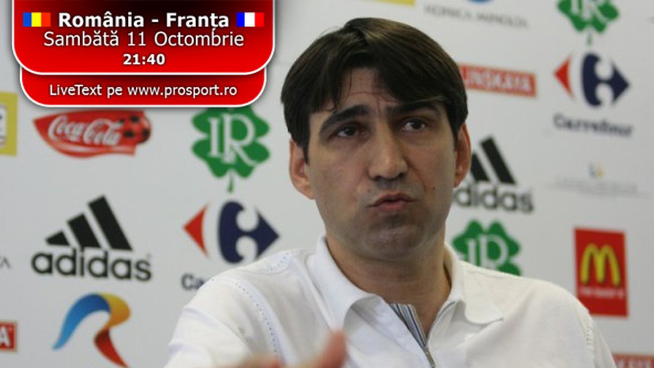 Pițurcă: "Aș vrea să câștigăm cu 1-0"