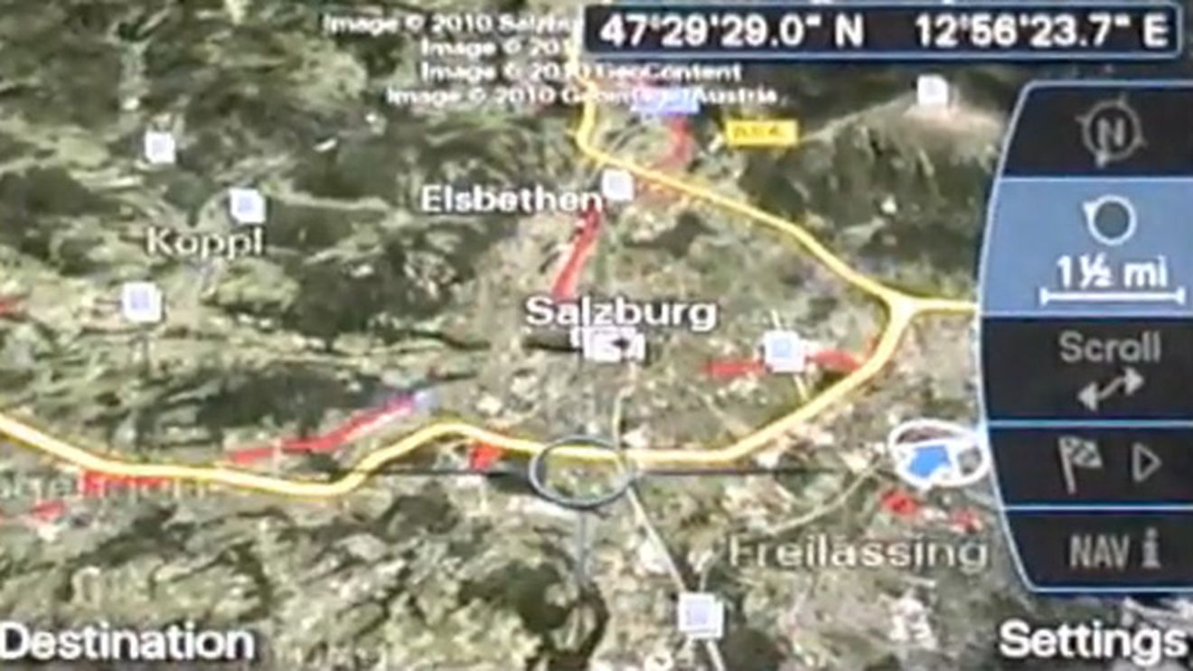 VIDEO Cum funcționează Google Earth pe Audi