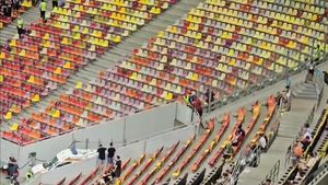 Moment tensionat pe Arena Națională! Ce a făcut un fan al Rapidului spre rivalii de la FCSB: jandarmii l-au săltat imediat!