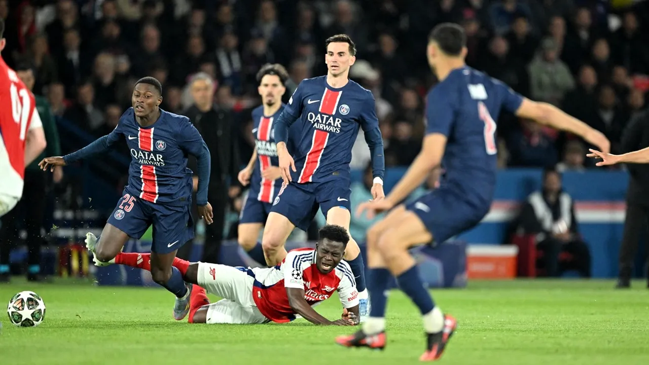 Note după PSG – Arsenal 2-1, meciul care a decis a doua finalistă din Liga Campionilor: calificare en-fanfare pentru francezi în fața propriilor fani
