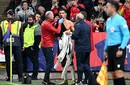 Momente de groază pentru Cristiano Ronaldo. Portughezul a fost umplut de sânge și a avut nevoie de îngrijiri medicale