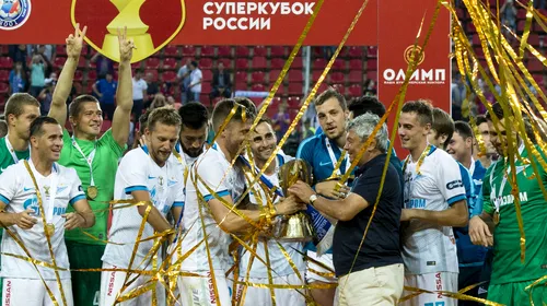 „Il Luce”, omul-trofeu! Antrenorul român a câștigat primul trofeu cu Zenit, Supercupa Rusiei, după 1-0 cu ȚSKA Moscova