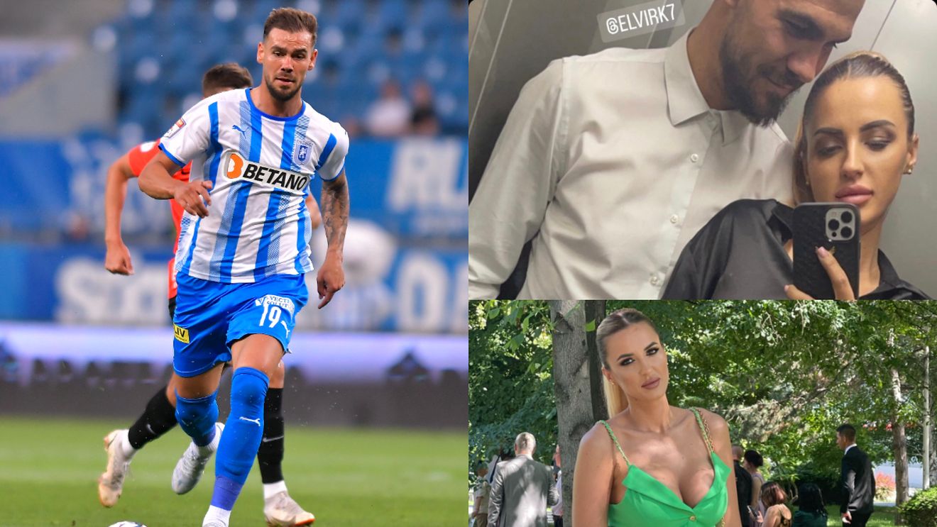Elvir Koljic a dat lovitura pe plan sentimental! Atacantul Universității Craiova se iubește în secret cu sora unei celebre cântărețe din România | GALERIE FOTO
