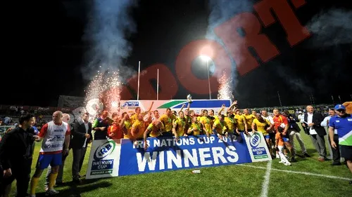 'Stejarii' sunt campionii IRB Nations Cup de la București!**Super foto cu bucuria rugby-iștilor
