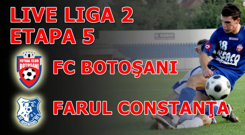 Ivanovici egalează în ultimul minut de prelungire!** FC Botoșani - Farul 4-4