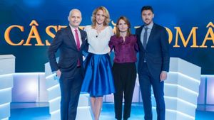 Camelia Potec, Laura Badea și Ciprian Marica se întrec în cunoștințe de cultură generală la "Câștigă România!" Scopul nobil al celor trei campioni