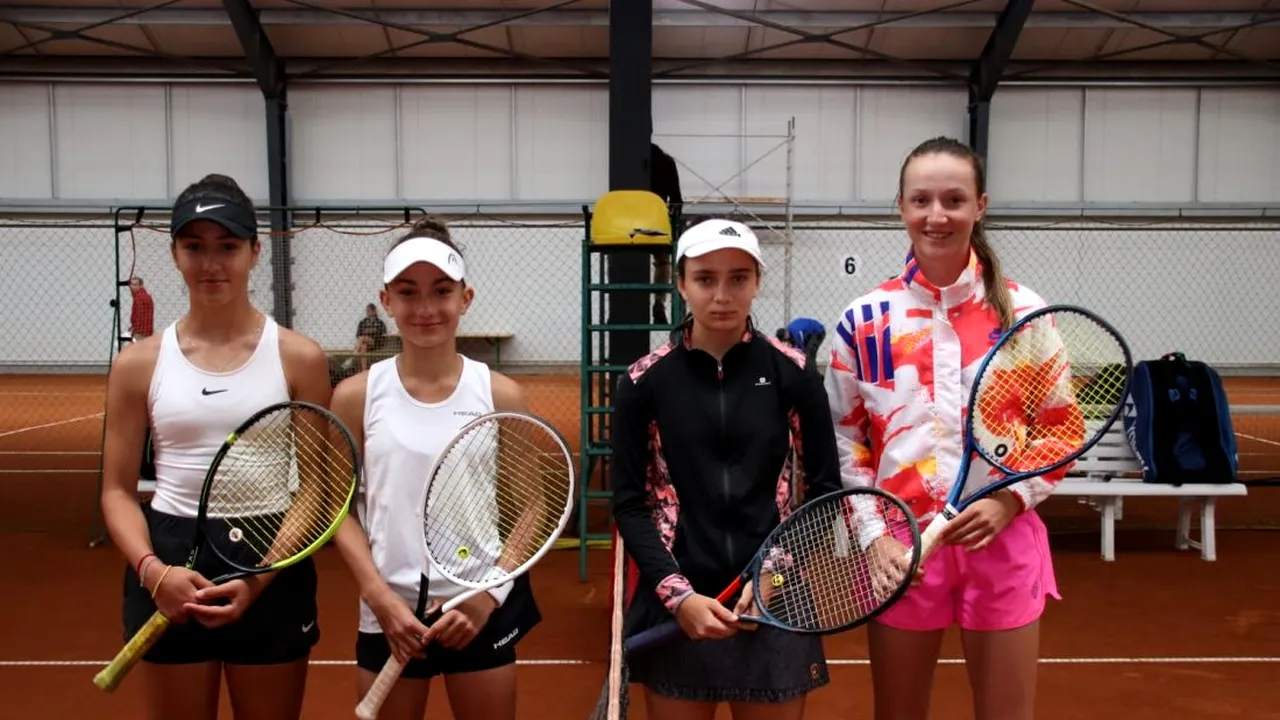 Viitorul sună bine! Eva Ionescu și Andreea Komarov, în finale. Cine a câștigat turneul de tenis dedicat juniorilor
