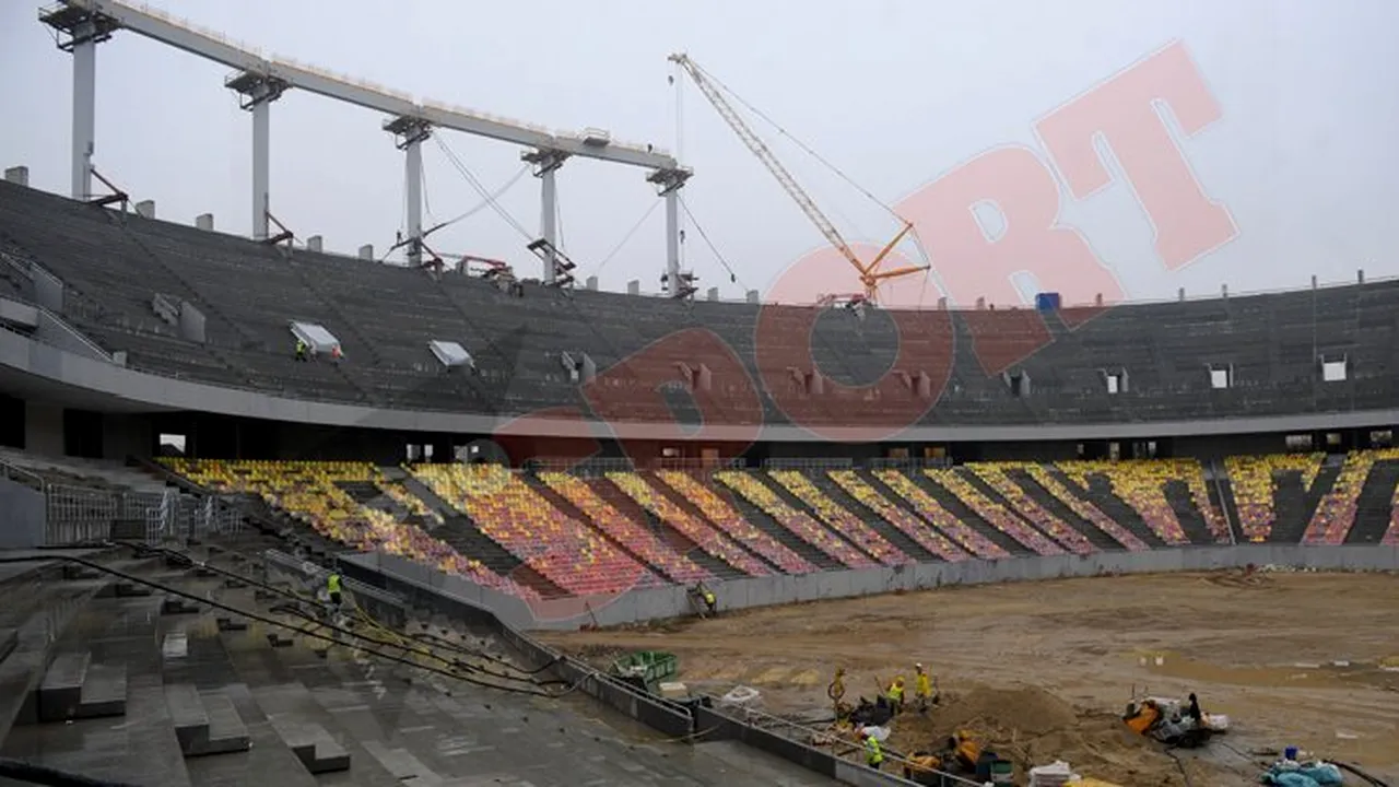 SUPER GALERIE FOTO** Noul stadion național este aproape gata! Acum se montează scaunele! Cum ți se pare?