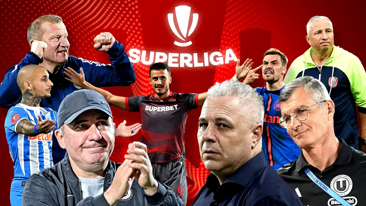 Superlativele ultimei etape din Superliga: cei doi antrenori care termină la egalitate Sezonul Regular, cu cele mai multe nominalizări!