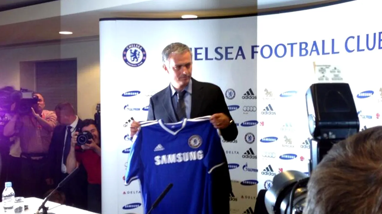 OFICIAL: Jose Mourinho a fost prezentat la Chelsea: 
