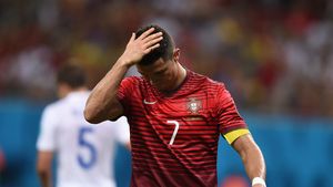 Ronaldo nu găsește poarta la Mondiale. Dintr-un total de 62 de șuturi, numai două au fost cadrate. Lusitanul a dat vina pe echipă: "Nu am crezut că o echipă mediocră poate lua titlul Mondial"