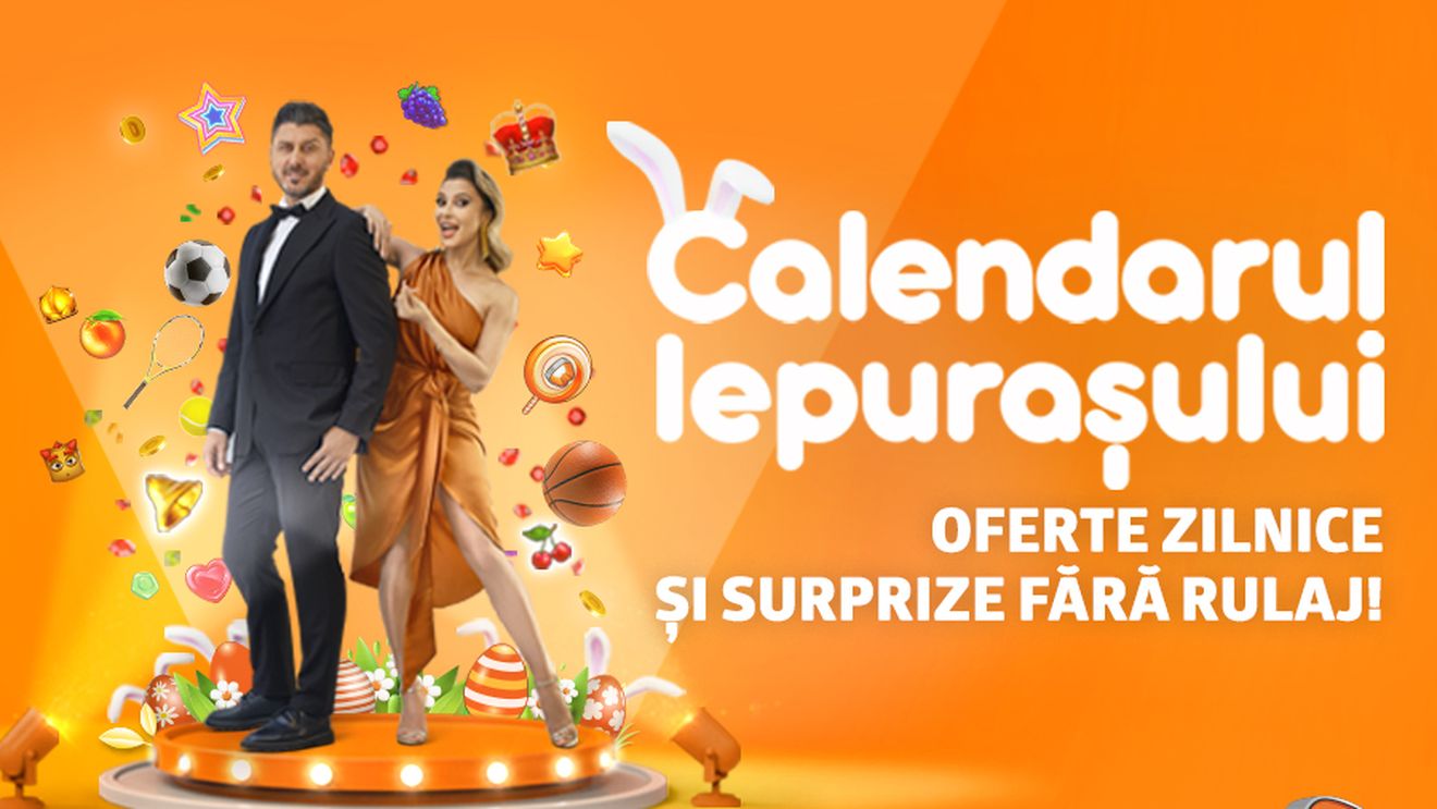 Adună premii în fiecare zi în Calendarul Iepurașului! 14 zile, 14 oferte și Bonusuri fără rulaj în cont!