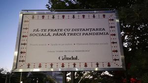 Grupul Gândul lansează o campanie outdoor de conștientizare a purtării măștilor în contextul pandemiei de Covid-19