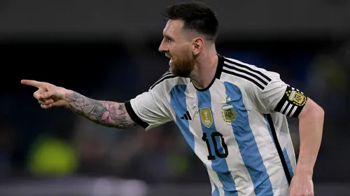 Superstarul <i class='ep-highlight'>Leo</i> <i class='ep-highlight'>Messi</i> a „zburat” peste borna de 100 de goluri la naționala Argentinei, după hattrickul de senzație din prima repriză a amicalului cu minuscula Curacao!