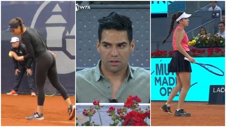 Ar fi vrut să o vadă pe Sorana Cîrstea! La ce meci de tenis și-a făcut apariția Radamel Falcao, la turneul Madrid Open | VIDEO