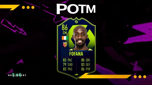 Seko Fofana, Player Of The Month în FIFA 22! Cum puteți obține un card excelent pe poziția de mijlocaș central