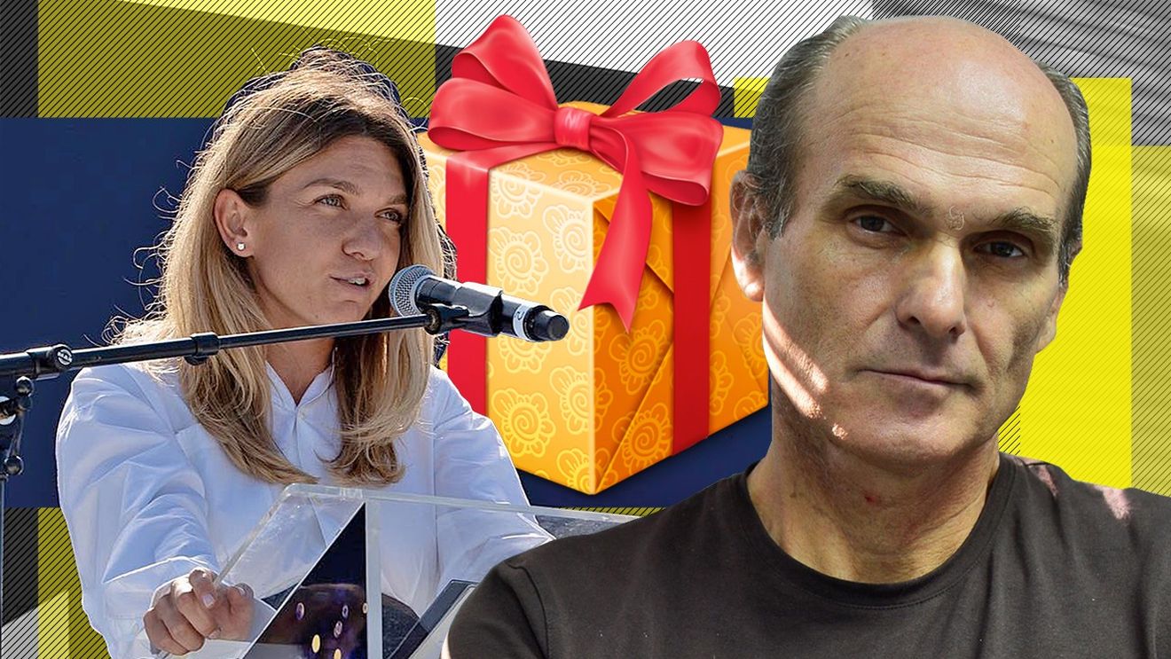 Simona Halep i-a făcut un cadou lui CTP, după un moment tensionat. Cele două cuvinte pe care le-a scris jucătoarea pentru ziarist