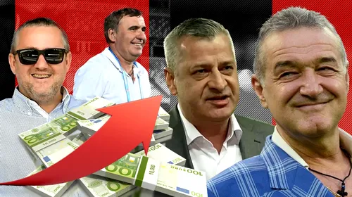 Cât au câștigat patronii din Superliga în ultimul deceniu din transferuri: Gică Hagi, Gigi Becali, Mihai Rotaru și Nelu Varga se luptă în topul profiturilor iar cu suma uriașă la care s-a ajuns ar putea fi cumpărat Lamine Yamal! EXCLUSIV