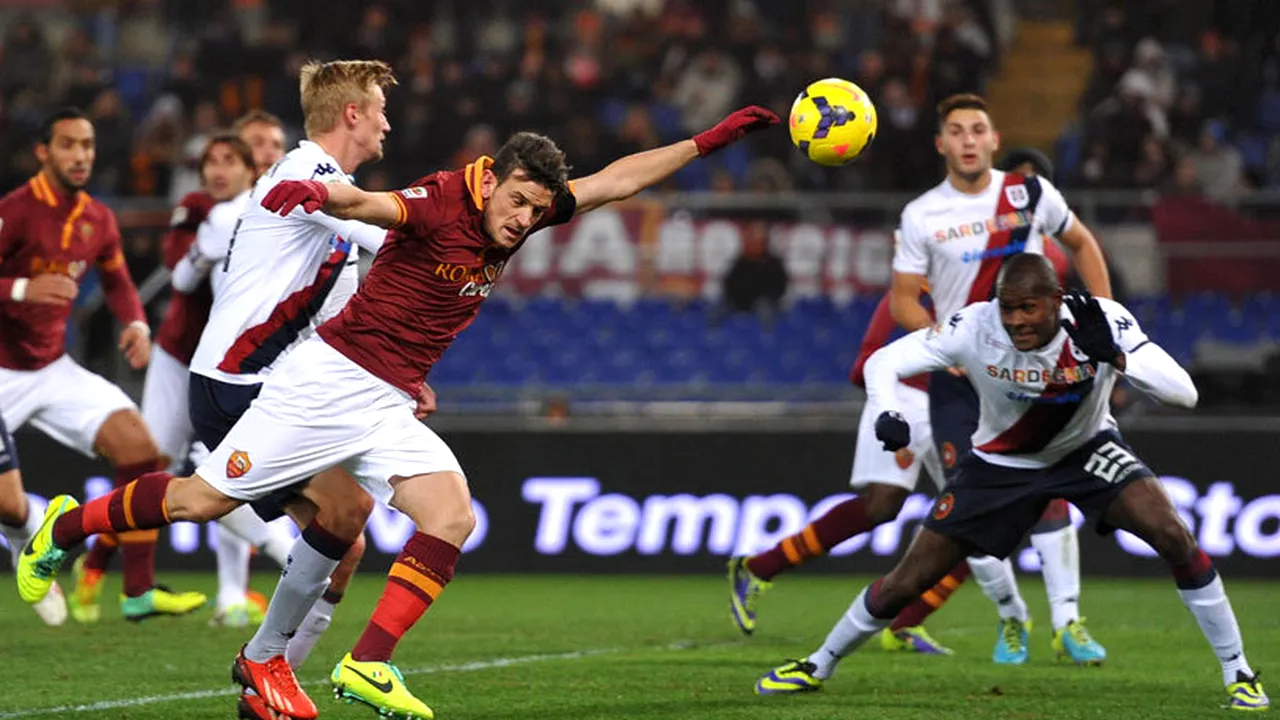 Schimbare de lider în Serie A! Gașca lui Rudi Garcia nu a reușit să marcheze pentru prima oară în sezon: Roma - Cagliari 0-0