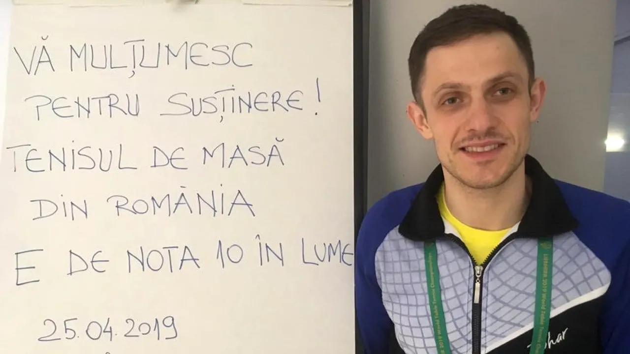 10 idei despre minunea din tenis de masă. Andru Nenciu scrie despre medalia de la Mondiale cucerită de Ovidiu Ionescu, sportivul care în copilărie juca șah 