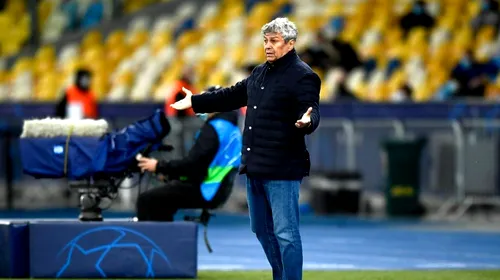 Mircea Lucescu, final de vis în Ucraina! Dinamo Kiev, victorie la scor în ultima etapă. Antrenorul român țintește eventul