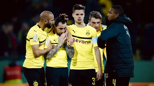 Nicht event. Borussia Dortmund a fost eliminată din Cupa Germaniei după un dramatic 3-3, decis la loviturile de departajare