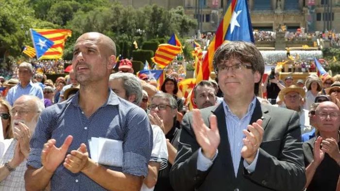 Guardiola, mesaj clar în "problema Cataluniei": "Vom vota asta, chiar dacă Spania nu vrea! Nu există altă cale"