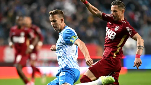 CFR Cluj – Universitatea Craiova 0-2, în a 3-a etapă din Superliga. Mihai Rotaru a dat lovitura în Gruia, iar oltenii sunt pe cai mari, deși au avut un gol anulat! Echipa lui Dan Petrescu a jucat o repriză întreagă în inferioritate numerică