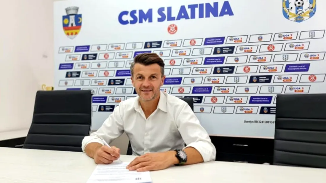 Ovidiu Burcă, numit antrenor la CSM Slatina. ”M-am întors acasă. De aici am plecat în fotbalul mare”