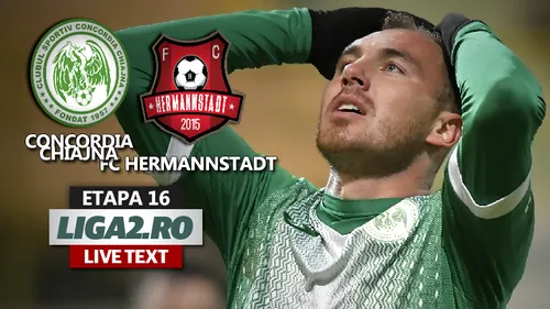 Concordia Chiajna și FC Hermannstadt au remizat fără gol într-un meci în care arbitrul Andrei Antonie s-a dat în spectacol și a arătat trei cartonașe roșii și multe galbene. Ilfovenii au jucat o repriză în inferioritate numerică