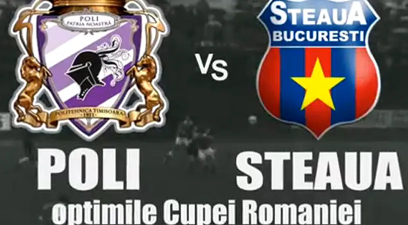 Superclip de prezentare** al meciului Poli-Steaua!