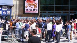 FOTO** Fanii Științei au profitat de meciul lui Bute și au protestat la cântarul oficial: "Justice for Craiova
