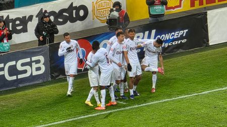 FCSB - CFR Cluj 1-4, în etapa 23 din Superliga. Campioana este umilită, în huiduielile propriilor suporteri