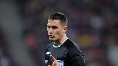 EXCLUSIV | Descrierea arbitrului de la derby-ul Dinamo – FCSB: „E mai sobru decât Alexandru Tudor. Nu stă prea mult la discuții, nu vorbește cu jucătorii!”