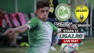 Concordia Chiajna a fost condusă acasă de FC Brașov, însă s-a impus fără probleme și își reia poziție pe podiumul Ligii 2