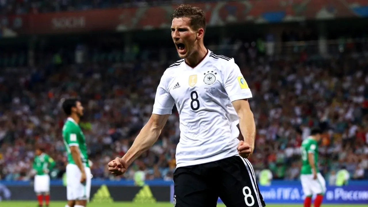 Germania - Chile e marea finală a Cupei Confederațiilor! Nemții s-au distrat în semifinala cu Mexic, 4-1, iar Goretzka a reușit cea mai rapidă 