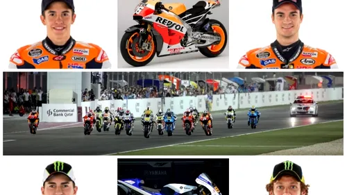 Start în MotoGP 2014. Marquez, Lorenzo, Pedrosa și Rossi se bat pentru titlul mondial. Antrenamentele încep la ora 17:00