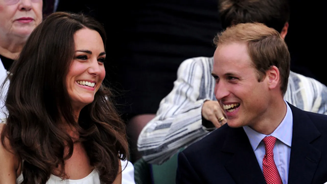FOTO Prințul William și soția sa, Kate Middleton**, prezenți la meciul Andy Murray - Richard Gasquet