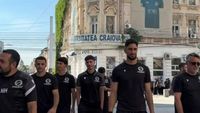 Ararat Armenia a ajuns în Bănie pentru duelul cu Universitatea Craiova. Ce s-a întâmplat la plimbarea prin centrul oraşului. EXCLUSIV