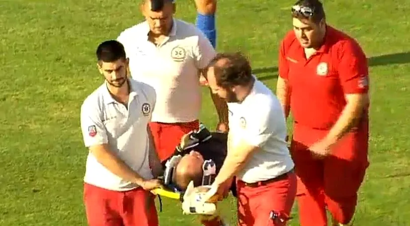 Marius Avram a vorbit în premieră despre incidentul din Ungaria. Cât de gravă este starea centralului, care a fost scos pe targă în timpul unui meci de Europa League